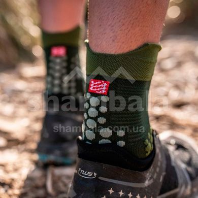 Шкарпетки Compressport Pro Racing Socks V3.0 Trail, Black/Red, T1 (TSHV3-99RD-T1)
