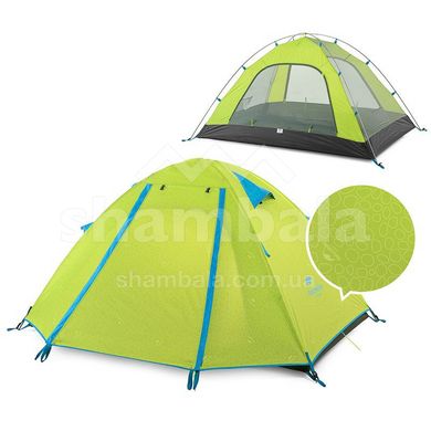 Палатка двухместная Naturehike P-Series NH18Z022-P, Light Green, 210T/65D (NH 6975641887782)