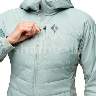 Трекінгова куртка жіноча Black Diamond W Solution 1.0 Hoody, Agave, L (BD 7460373061LRG1)