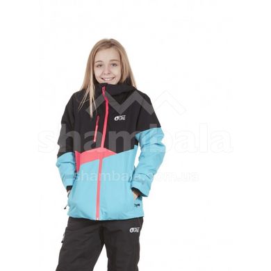 Гірськолижна дитяча тепла мембранна куртка Picture Organic Naika, L - Black/Turquoise (KVT052A-8) 2021