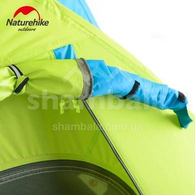 Палатка двухместная Naturehike P-Series NH18Z022-P, Light Green, 210T/65D (NH 6975641887782)