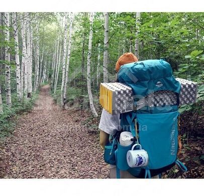 Килимок кемпінговий, каремат Naturehike IXPE Thickened NH20FCD07, 187х56х2.5см, Yellow (6927595748084)