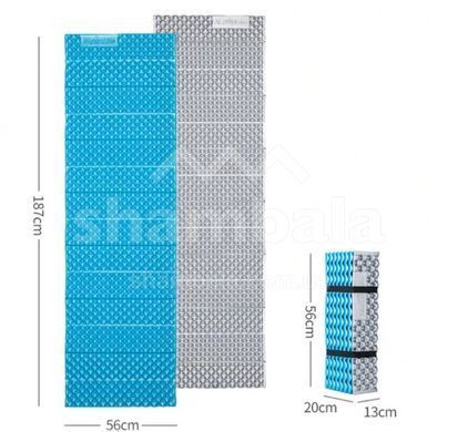 Килимок кемпінговий, каремат Naturehike IXPE Thickened NH20FCD07, 187х56х2.5см, Yellow (6927595748084)