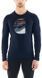 Термокофта чоловіча Icebreaker BF 200 Oasis LS Crewe, MtBlanc Midnight Navy, XL (ICB 105210,401-XL)