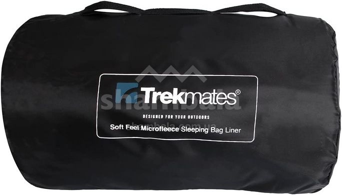 Вкладыш в спальник Trekmates Microfleece Sleeping Bag Liner, 195см, Black (TM-006318)