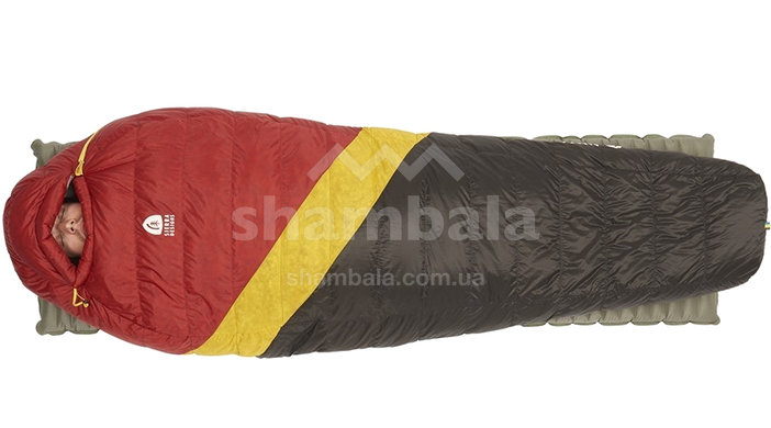 Спальний мішок Sierra Designs Nitro 800F 20 (-2/-9&deg;C), 183 см - Left Zip, Red/Black/Yellow (SD 70604318R)