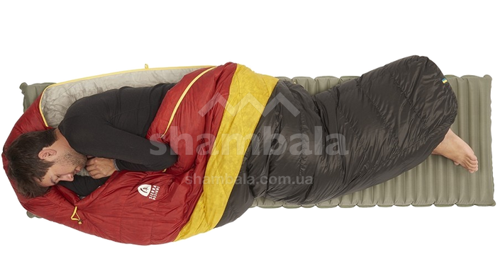 Спальний мішок Sierra Designs Nitro 800F 20 (-2/-9&deg;C), 183 см - Left Zip, Red/Black/Yellow (SD 70604318R)