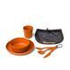 Набір посуду Sea to Summit Camp Dinnerware Set w/ Mesh Sack, 1P, 6 Piece, Burnt Orange (STS 054304)