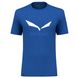 Мужская футболка Salewa Solidlogo DRI-REL M S/S Tee, blue, 46/S (27018 8625)