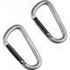 Карабін Munkees 3206 D 6 mm x 60 mm Grey (пара) (MNKS 3206-GY)