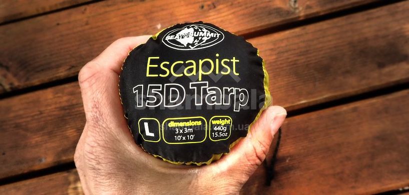 Тент Escapist 15D Tarp, 200 x 260 см, Lime от Sea to Summit (STS AESCTARPM)