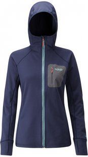 Кофта женская Rab Superflux Hoody wmns, DEEP INK, 10 (821468831643)
