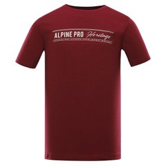 Футболка мужская Alpine Pro ZIMIW, burgundy, S (MTSA822485PE S)