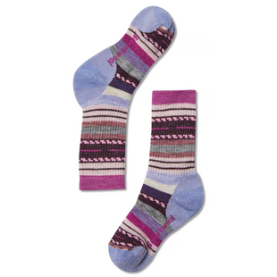 Шкарпетки дитячі Smartwool Kids 'Hike Medium Margarita Crew, Purple Mist, L (SW 01268.A26-L)