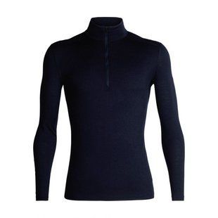 Термокофта чоловіча Icebreaker BF 200 Oasis LS Half Zip, Midnight Navy, XL (ICB 104367.401-XL)