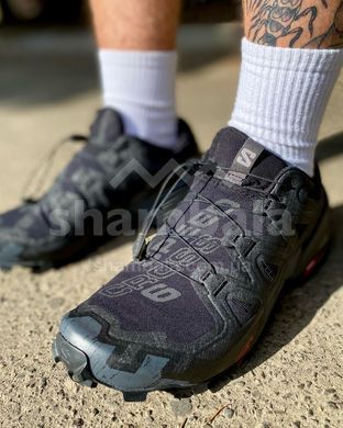 Кросівки чоловічі Salomon Speedcross 6, Black/Black/Phantom, 8,5 (SLM SPEEDCRSS6,417379-8,5)