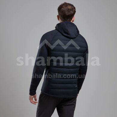 Чоловічий легкий пуховик Montane Composite Hoodie M, Black, L (5056601024599)