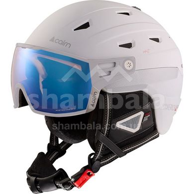 Шолом гірськолижний Cairn Maverick Visor Evolight NXT, white, 54-56, S (0605394-01-54-56)