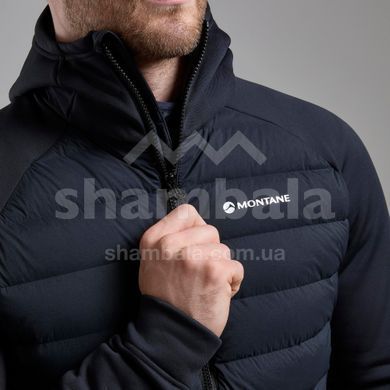 Чоловічий легкий пуховик Montane Composite Hoodie M, Black, L (5056601024599)