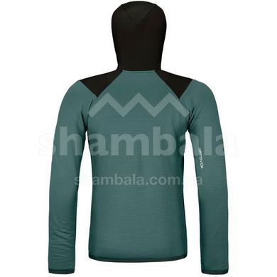 Кофта флісова чоловіча Ortovox Fleece Grid Hoody M, Dark Arctic Grey, M (8721400007)