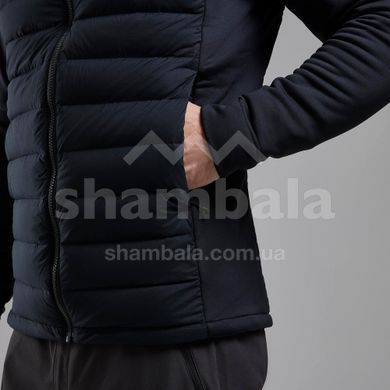 Чоловічий легкий пуховик Montane Composite Hoodie M, Black, L (5056601024599)