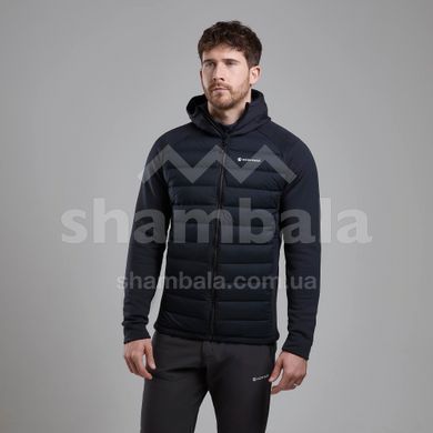 Чоловічий легкий пуховик Montane Composite Hoodie M, Black, L (5056601024599)