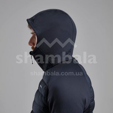 Чоловічий легкий пуховик Montane Composite Hoodie M, Black, L (5056601024599)