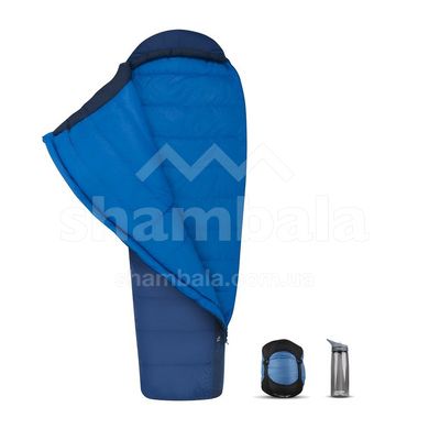 Спальний мішок Trek TkIII Ultra Dry (-5/-11°C), 183 см - Left Zip, Blue від Sea to Summit (STS ATK3-R700L-UD)