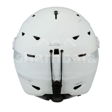 Шолом гірськолижний Cairn Maverick Visor Evolight NXT, white, 54-56, S (0605394-01-54-56)