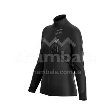 Куртка женская Compressport Hurricane Windproof Jacket W, Black, S (AW00122B 990 00S)
