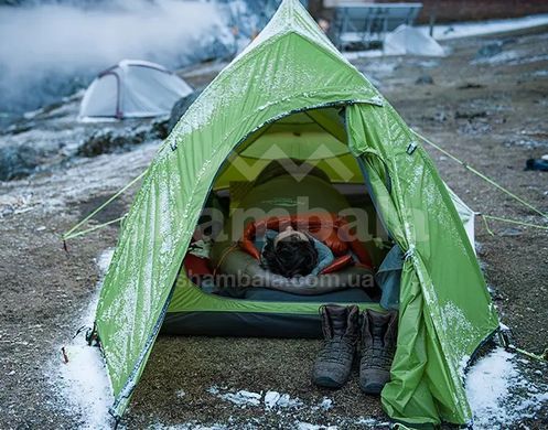 Палатка одноместная с футпринтом Naturehike Cloud Up 1 Updated NH18T010-T, Green, 210T (6927595730539)