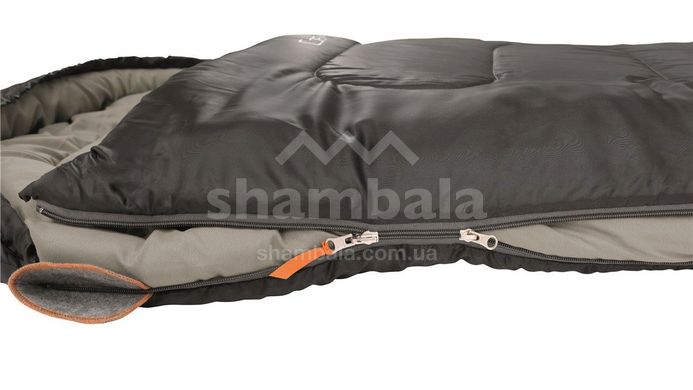 Спальный мешок Easy Camp Cosmos (12/8°C), 190 см - Left Zip, Black (240148)