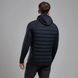 Чоловічий легкий пуховик Montane Composite Hoodie M, Black, L (5056601024599)