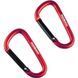 Карабін Munkees 3206 D 6 mm x 60 mm Red (пара) (MNKS 3206-RD)