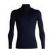 Термокофта мужская Icebreaker BF 200 Oasis LS Half Zip, Midnight Navy, XL (ICB 104367.401-XL)
