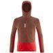 Чоловіча флісова кофта Millet FUSION GRID HOODIE M, Rouge/Cinnamon, XL (3515720413520)
