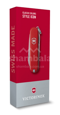 Швейцарський розкладний ніж Victorinox Classic SD, 7 функцій, 58 мм, Red (VKX0.6223)