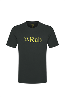 Футболка чоловіча Rab Stance Logo Tee, Beluga/Pollen, S (RB QCB-08-BPO-SML)