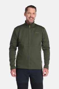 Чоловіча флісова кофта Rab Geon Jacket, Army, S (RB QFE-95-ARM-SML)