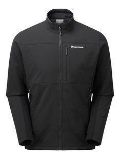 Треккинговая мужская куртка Soft Shell Montane Krypton Jacket, Black, L (5056237065997)