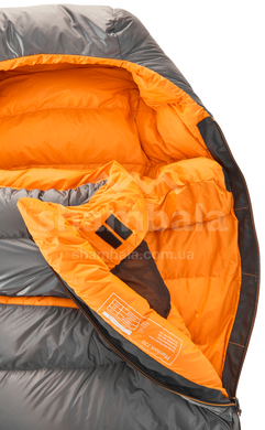 Спальний мішок Nordisk Phantom 770 X Large (-2/-9°C), 205 см - Left Zip, smoked pearl/orange (83141)