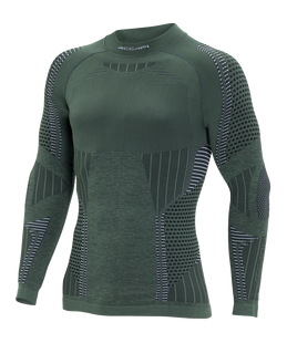 Термофутболка з довгим рукавом чоловіча Accapi Ergoracing 2025, Dark Green/Anthracite, M/L (ACC AА971.4766-ML)