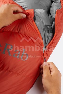 Спальный мешок Rab Alpine 600 Regular, (-9&deg;C), 185 см - Left Zip, Red Clay (RB QSD-29-RCY-REG-LZ)