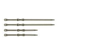 Набір стяжок Sea to Summit Stretch-Loc Mini Strap Set 4 Piece, Burnt Olive (STS 045701)