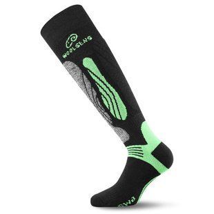 Термошкарпетки лижні Lasting SWI, black/green, L (SWI-906L)