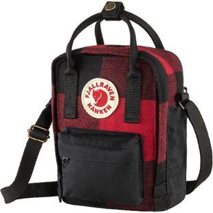 Сумка Fjallraven Kanken Re-Wool Sling, red/black (23329.320-550)
