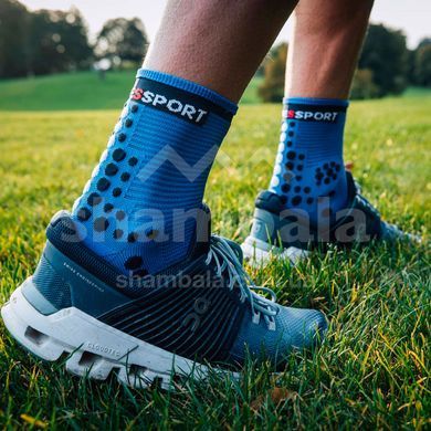 Шкарпетки Compressport Pro Racing Socks V3.0 Run High, Blue Lolite, T2 (PRSV3-RH 512 0T2)
