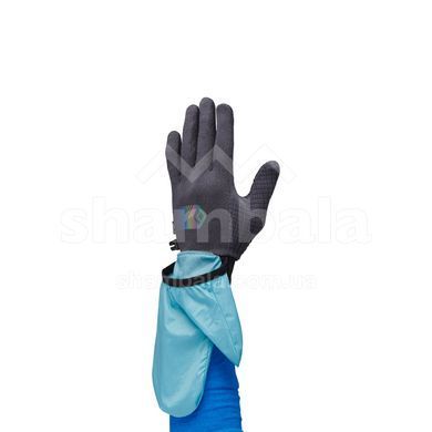 Рукавички чоловічі Black Diamond Deploy Wind Hood Gloves, Carbon/Glacier, L (BD 8017429642LRG1)