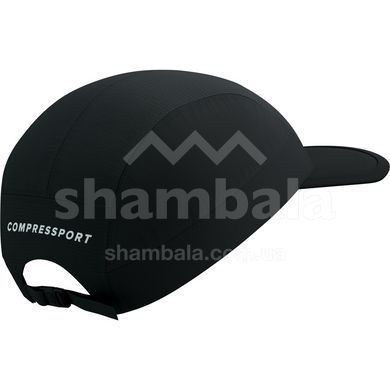 Кепка Compressport 5 Panel Light Cap 2025, Black, One Size (7630102591262)