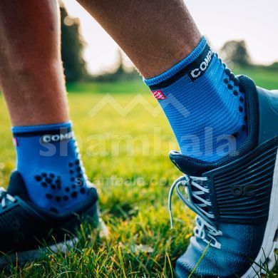 Шкарпетки Compressport Pro Racing Socks V3.0 Run High, Blue Lolite, T2 (PRSV3-RH 512 0T2)